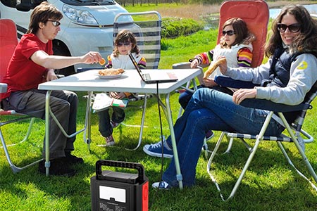 portable battery power station is popular in RV life circle
