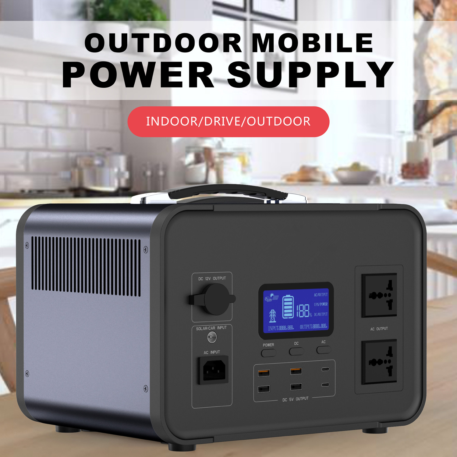 Core advantages of portable energy storage power supply
